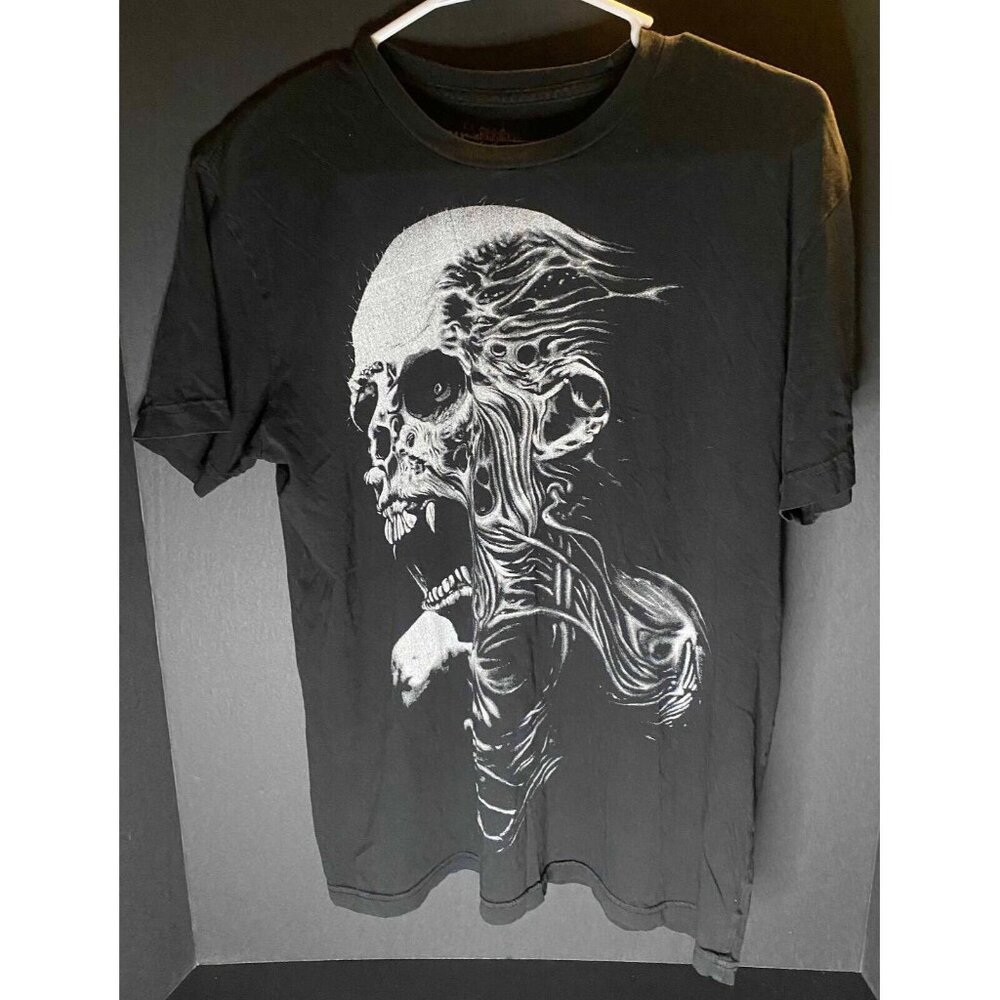 Vtg Horror Screaming Graphic 4th World Tour T-Shirt Tee Mens M Made in USA